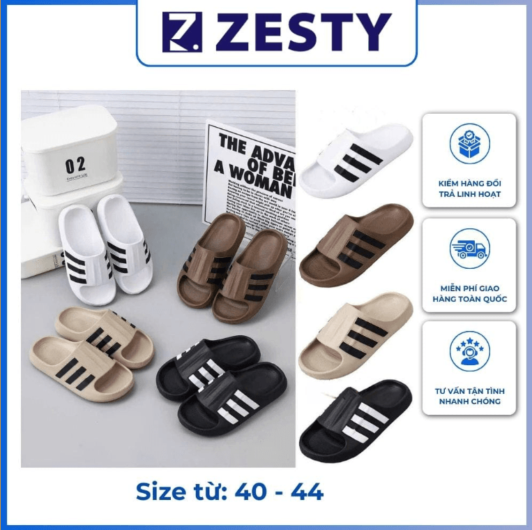 Thương hiệu dép Zesty giá cả hợp lí