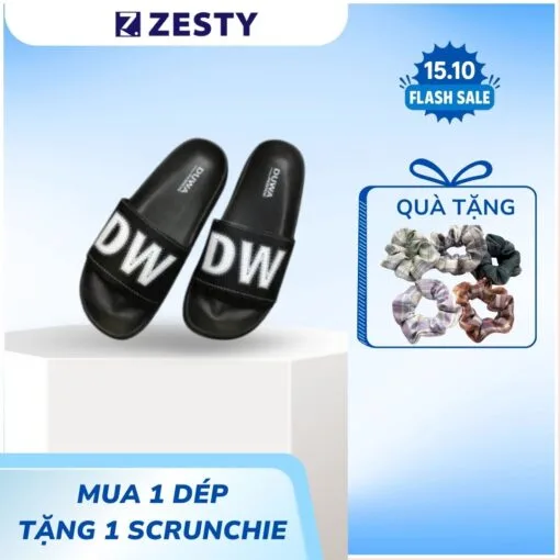 Dép nam đúc nguyên khối hình DW Duwa chính hãng