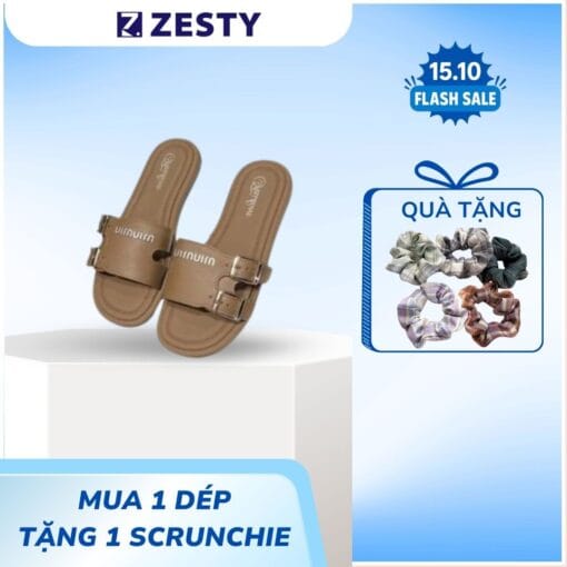 Dép lê bệt nữ móc khóa chân loại đẹp chống trơn trượt thời trang 2025 Zesty