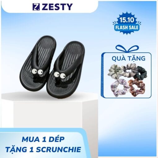 Dép xỏ ngón nữ mắt ngơ siêu cute cho các bạn nữ đi chơi Zesty
