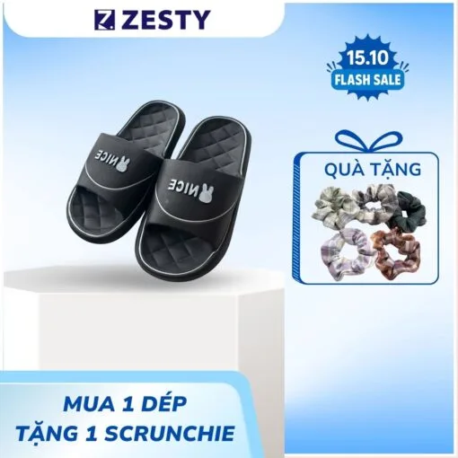 Dép đi trong nhà thỏ Mice nữ siêu thông thoáng Zesty