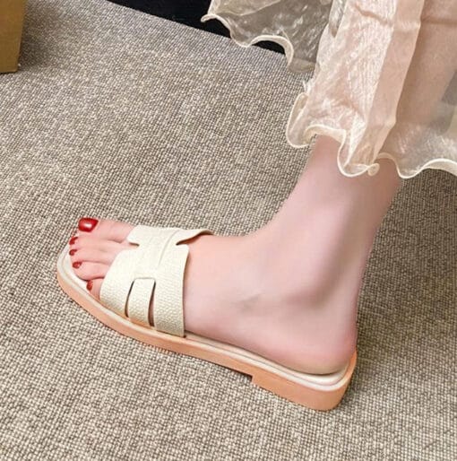 Dép chữ H nữ luxury siêu sang chảnh đi chơi đi biển Zesty