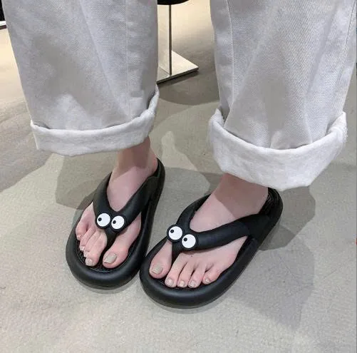 Dép xỏ ngón nữ mắt ngơ siêu cute cho các bạn nữ đi chơi Zesty